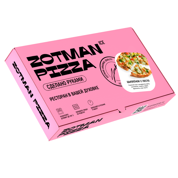 "ZOTMAN" пицца цыпленок с песто
